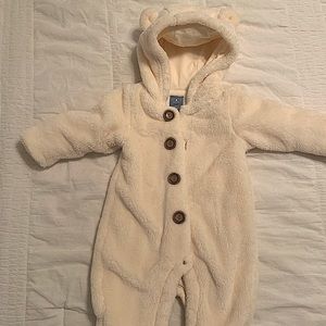 Baby GAP fleece winter/snow suit 0-3M